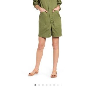 Alex Mill Sage Green Women's Cargo Shorts